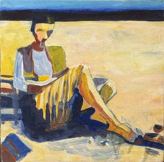 15. Girl on the Beach after Diebenkorn
